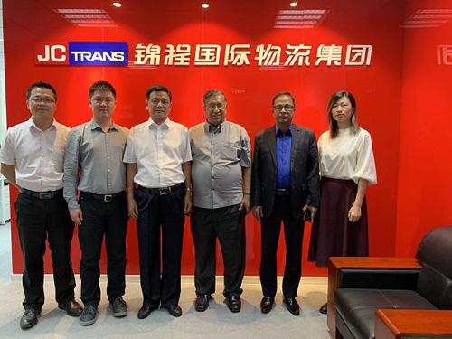 孟加拉QNS物流集团到访锦程国际物流上海公司
